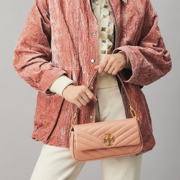 🌸NeW! 🔥 Tory Burch Kira Chevron Small Flap Shoulder Bag - Picture 5 of 17